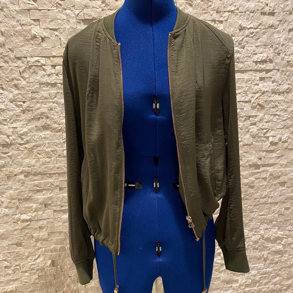 H&M Green bomber jacket